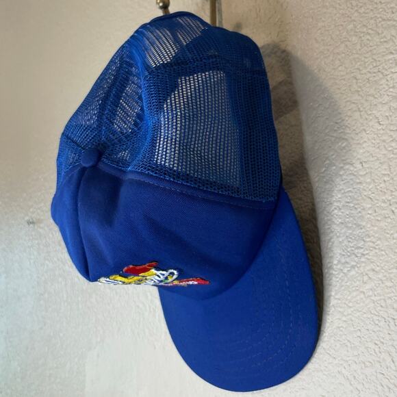 VTG New Era 100 Anniversary Dodger’s Blue Snap Back Trucker Baseball Hat Med-Lg - Picture 3 of 12